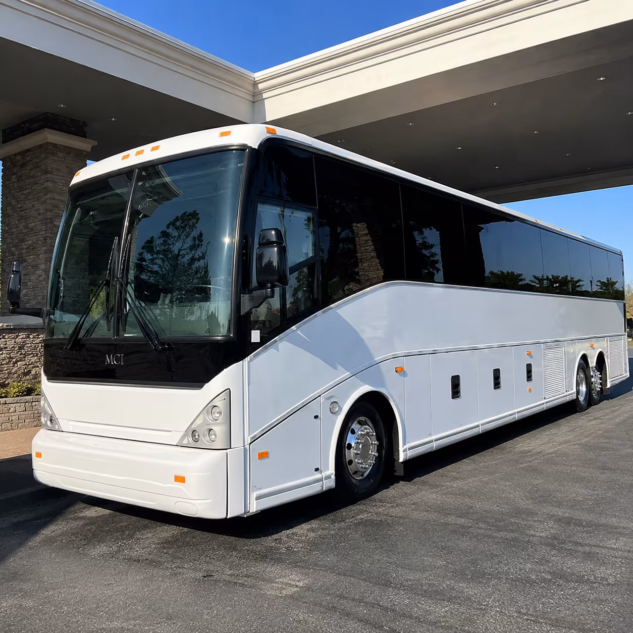 bus rental options for frederick trips