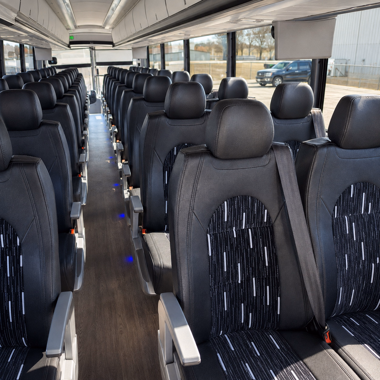 frederick concert transportation onboard seating